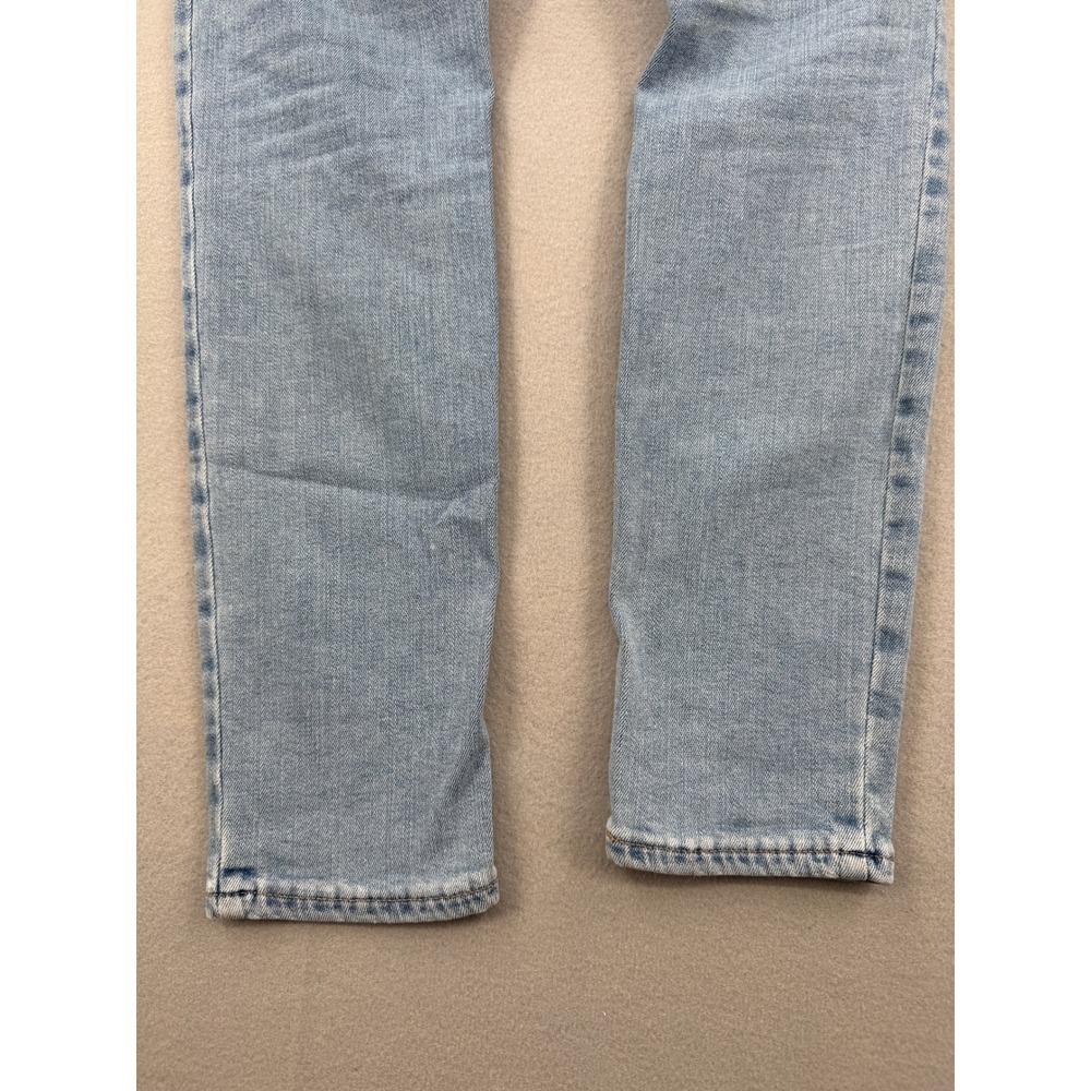 Levis 721 High Rise Skinny Jeans Womens 30x30 Light Wash Blue Denim Stretch - Picture 14 of 14